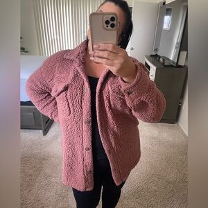 32 Degrees Pink Sherpa Jacket